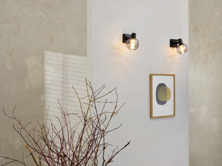 LED stropní nástěnné svítidlo Nástěnné svítidlo pro povrchovou montáž 2,8W 250lm 3000K teplé stmívatelné dekorativní černé bodové světlušky Ledvance