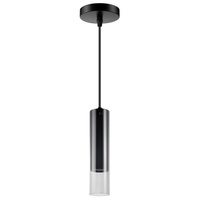 Stropní závěsné svítidlo s převisem GU10 černé SMOKY Sanico Goldlux
