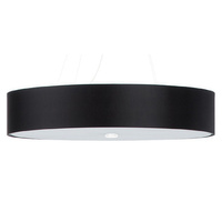 SKALA LED závěsné stropní svítidlo 5xE27 Lustr 60 cm černý SOLLUX