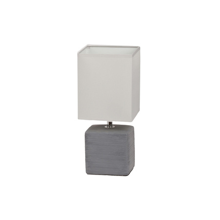 Stolní noční lampa E14 šedá Moderní Orlando 4458 Rabalux