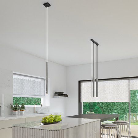 PASTELO 1 G9 Chrome Moderní stropní závěsné svítidlo SOLLUX