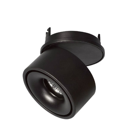 LED STROPNÍ SVĚTLO OSLO Mini 8W 547lm KRUHÝ tah černý. KOBI