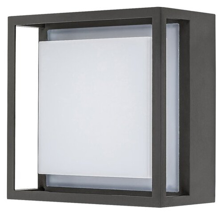 Zahradní lampa LED nástěnná lampa MENDOZA 6.5W 3000K IP65 čtvercová bílá antracitová RABALUX