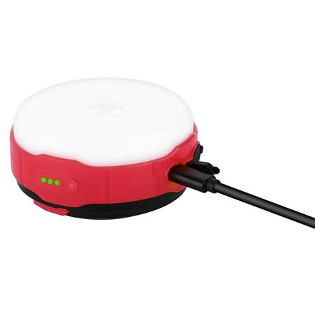 Dobíjecí kempingová svítilna 500lm 3000K-6500K Solární USB-C Powerbank VA0100 VAYOX