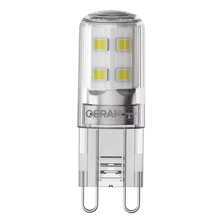 5x LED žárovka s paticí G9 1,9W = 20W 200lm 2700K Warm 300° BASE Osram