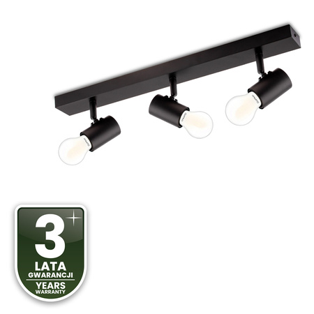 Stropní svítidlo SPOT TUBA Reflektor Halogenové svítidlo 3x E27 GLASA LUMILED