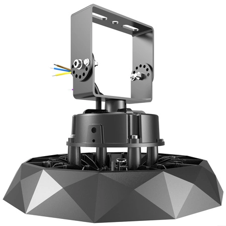 Držák LED průmyslového svítidla Anica 100W Black Kobi