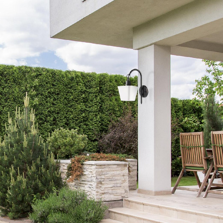 Nástěnné svítidlo venkovní zahradní nástěnné svítidlo spodní GIZA E27 GOLDLUX (Polux)