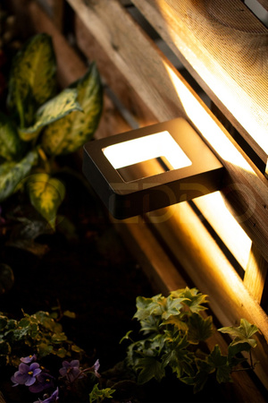 Svítidlo zahradní lampa FASÁDNÍ STĚNOVÁ LED lampa 6W Malta černá