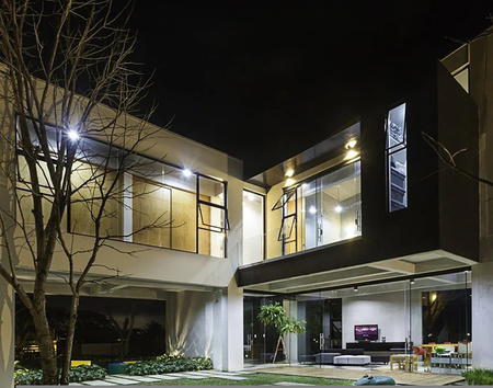 LED Reflektor snímač pohybu 30W, 3300lm 4000K IP65 Černá ZUME ALS LUMILED