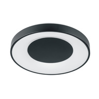 Plafond LED stropní svítidlo 48W 5300lm CCT 120° bílé černé IP44 pilotní stmívatelné Witold Sanico Goldlux