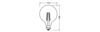LED žárovka G125 E27 5,9W = 60W 806lm 2700K Warm 300° Filament Performance Class Ledvance