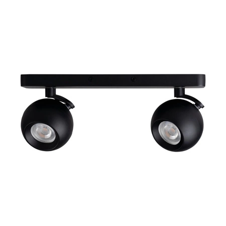 Nástěnné svítidlo Stropní svítidlo Nastavitelné LED GU10 Round Black Galoba Kanlux