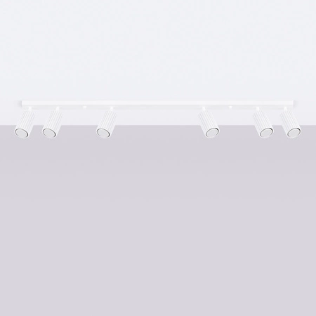 Bodové stropní svítidlo Tuba 6x GU10 White Carbon Deep Space SL.1547 Sollux