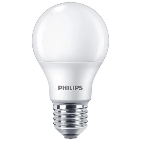 4x LED žárovka E27 A60 9W = 60W 806lm 4000K Neutral Milk PHILIPS