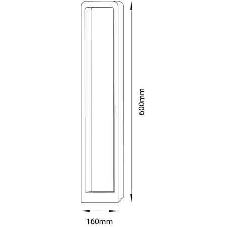 Zahradní lampa Venkovní stojací tyč LED 7W RIO 60cm