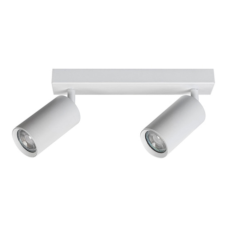 Stropní svítidlo Halogenový reflektor Tuba 2x GU10 White Minimalist Solo Rabalux