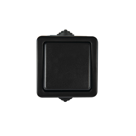 Jednopólový spínač TEKNO IP54 černý KANLUX