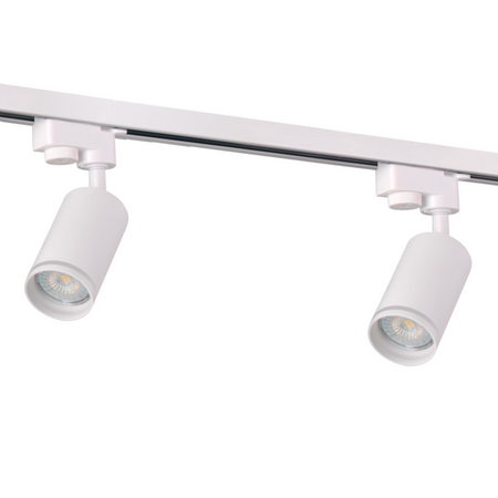 Sada přípojnic 1-fázová lišta + 3x reflektor GU10 bílý PARIS Sanico Goldlux