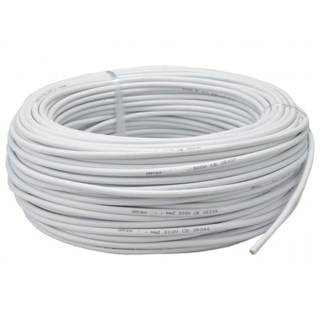Kabel OMY 300/300V 3x1.5mm Bílý 1m KABEL ELEK.