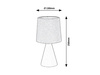 Stolní noční lampa E14 béžová Moderní Nalani 2694 Rabalux