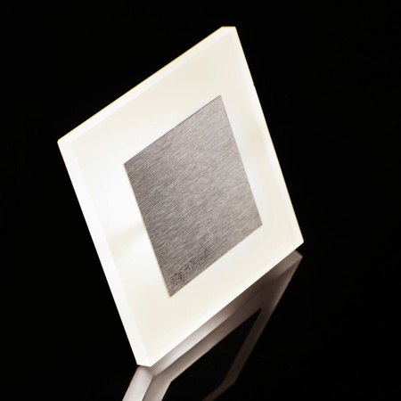 Schodišťové světlo LED 0,8W 14lm 4000K Neutral Square Silver Apus Kanlux