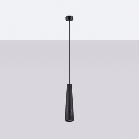 Závěsné svítidlo ELECTRA GU10 Black Concrete Loft SOLLUX
