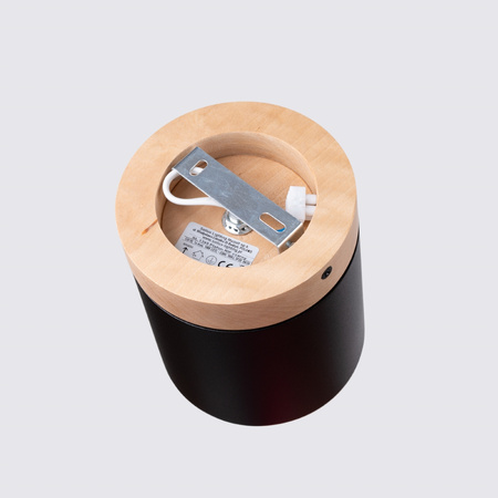 SOLLUX Stropní svítidlo pro povrchovou montáž RIF GU10 Černá skandinávská trubice