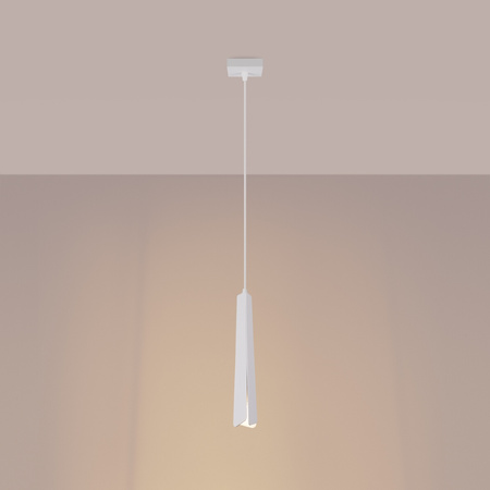 PRYSM 1 G9 Bílá skandinávská stropní závěsná lampa SOLLUX