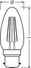LED žárovka B35 Candle B22d 4W = 40W 470lm 2700K Warm 300° Retrofit Filament CLASSIC Osram