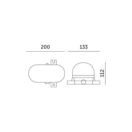 Svítidlo do kanálu Hermetická mřížka E27 Plast IP44 Bílá Soma Kobi