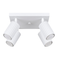Bodové reflektorové stropní svítidlo Tuba 4x GU10 White Carbon Deep Space SL.1545 Sollux