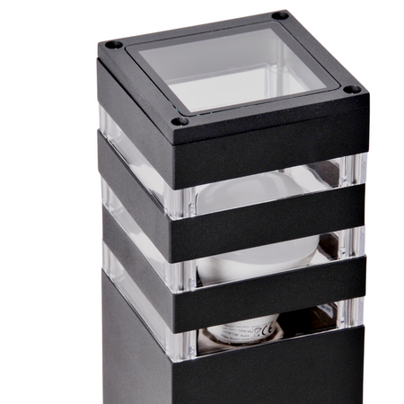 GOLDLUX (Polux) LED E27 TEKSAS grafitová stojací lampa 74cm