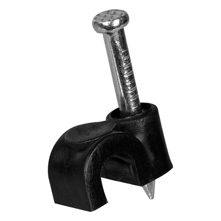 FLOP CLIP Držák kabelu 7mm Černý 100ks PAWBOL