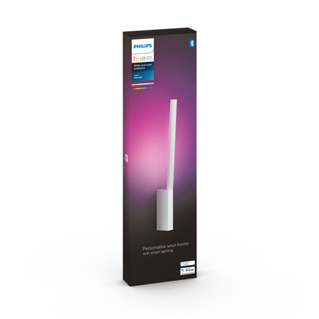 Nástěnné svítidlo LED LIANE bílé 12,2W 24V CCT RGB PHILIPS HUE Bluetooth Zigbee