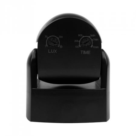 PIR senzor pohybu a soumraku IP65 pro povrchovou montáž černý 12m 180° CP Ecolight