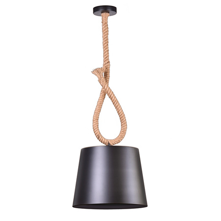 ROPE CASE SUSPENSION LAMP E27 Černá a béžová GOLDLUX (Polux)