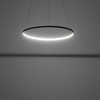 LED závěsné stropní svítidlo 21W 660lm 3000K teplá černá moderní CIRCOLO LED M 10812 Nowodvorski