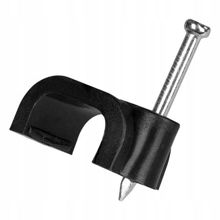 Držák plochého kabelu FLOP CLIP YDYp3x1.5 10/6 Černý 100 ks PAWBOL