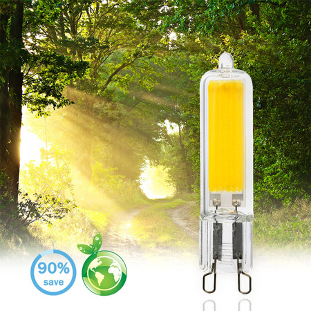 Žárovka LED G9, KAPSLE 5W = 50W 560lm 6500K Studená bílá 360° COB LUMILED