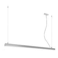 LED závěsné stropní svítidlo PINNE 150W 3000K Linear 150cm Grey SOLLUX