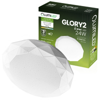 Plafond LED světlo pro povrchovou montáž GLORY2 24W IP44 Round 35cm LUMILED