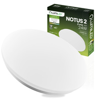 LED stropní plafon 24W NOTUS 2 Round IP44 36 cm LUMILED