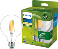 Globe LED žárovka E27 G95 4W = 60W 840lm 2700K Teplá bílá Filament PHILIPS Ultra Efficient